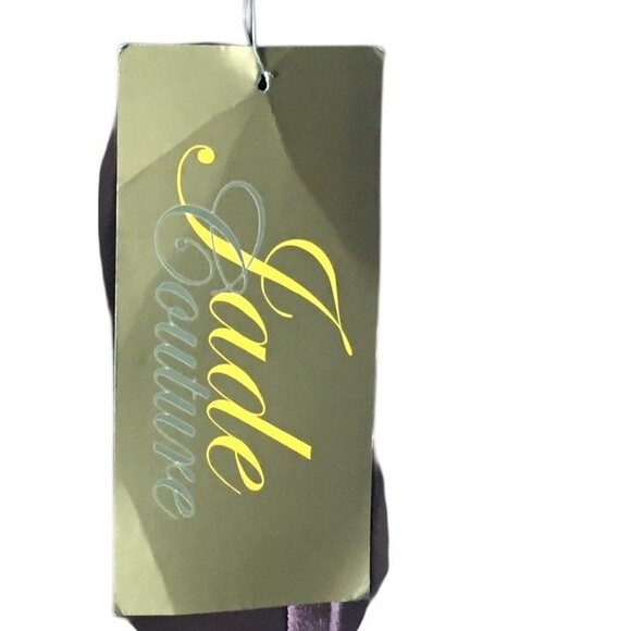 Jade Couture Dress Women's Size 12 Purple Satin Prom Strapless - Picture 5 of 7